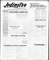 Jedinstvo, September 30, 1960