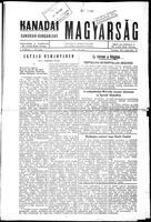 Kanadai Magyarsag, September 27, 1952