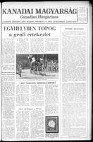 Kanadai Magyarsag, August 27, 1966