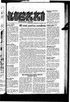 Liekki = canadan soumalaisten kaunokirjallinen viikkolehti, October 29, 1949