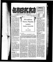Liekki = canadan soumalaisten kaunokirjallinen viikkolehti, January 3, 1953
