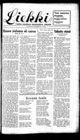 Liekki = canadan soumalaisten kaunokirjallinen viikkolehti, March 21, 1936