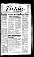 Liekki = canadan soumalaisten kaunokirjallinen viikkolehti, April 6, 1946
