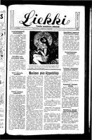 Liekki = canadan soumalaisten kaunokirjallinen viikkolehti, September 8, 1945