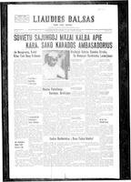 Liaudies Balsas = Peoples voice, October 25, 1946