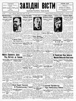 Ukrainski Visti, August 29, 1930