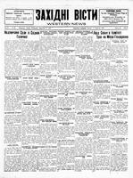 Ukrainski Visti, September 16, 1931