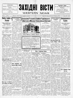 Ukrainski Visti, September 20, 1929