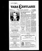 Vaba eestlane , November 3, 1987