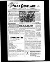 Vaba eestlane , August 18, 1981