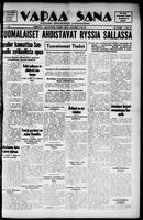 Vapaa Sana, January 20, 1940