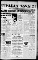 Vapaa Sana, July 09, 1940