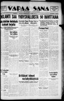Vapaa Sana, September 05, 1940