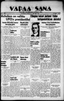 Vapaa Sana, December 07, 1935