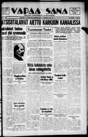 Vapaa Sana, November 30, 1940