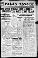 Vapaa Sana, November 04, 1939