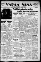 Vapaa Sana, August 06, 1942