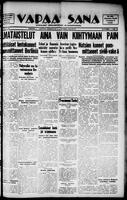Vapaa Sana, August 27, 1940
