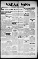 Vapaa Sana, November 24, 1934
