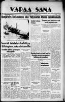 Vapaa Sana, November 02, 1935