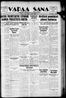 Vapaa Sana, June 08, 1938