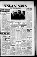 Vapaa Sana, September 01, 1937