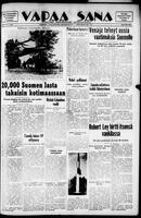 Vapaa Sana, October 27, 1945
