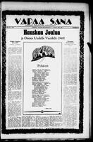 Vapaa Sana, December 16, 1947