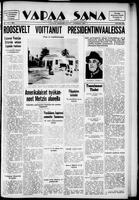Vapaa Sana, November 09, 1944