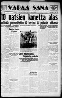 Vapaa Sana, September 03, 1940