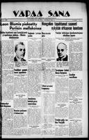 Vapaa Sana, February 15, 1936