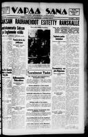Vapaa Sana, June 22, 1940