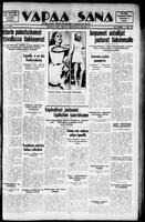 Vapaa Sana, February 19, 1938