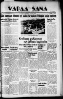 Vapaa Sana, October 26, 1935