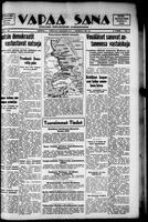 Vapaa Sana, October 28, 1941