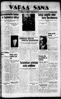 Vapaa Sana, June 26, 1937
