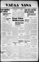 Vapaa Sana, March 09, 1935