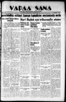 Vapaa Sana, October 10, 1936