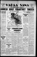 Vapaa Sana, February 25, 1943