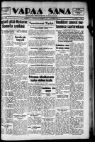 Vapaa Sana, October 11, 1941
