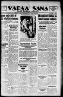 Vapaa Sana, March 26, 1940