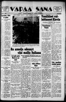 Vapaa Sana, November 09, 1943