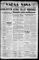 Vapaa Sana, July 07, 1942