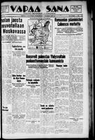 Vapaa Sana, September 23, 1939