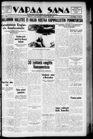 Vapaa Sana, June 25, 1938