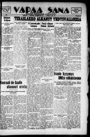 Vapaa Sana, January 22, 1946
