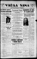 Vapaa Sana, December 11, 1941