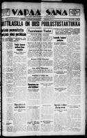 Vapaa Sana, October 03, 1940
