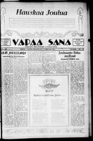Vapaa Sana, December 19, 1939