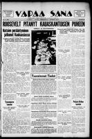 Vapaa Sana, January 09, 1943